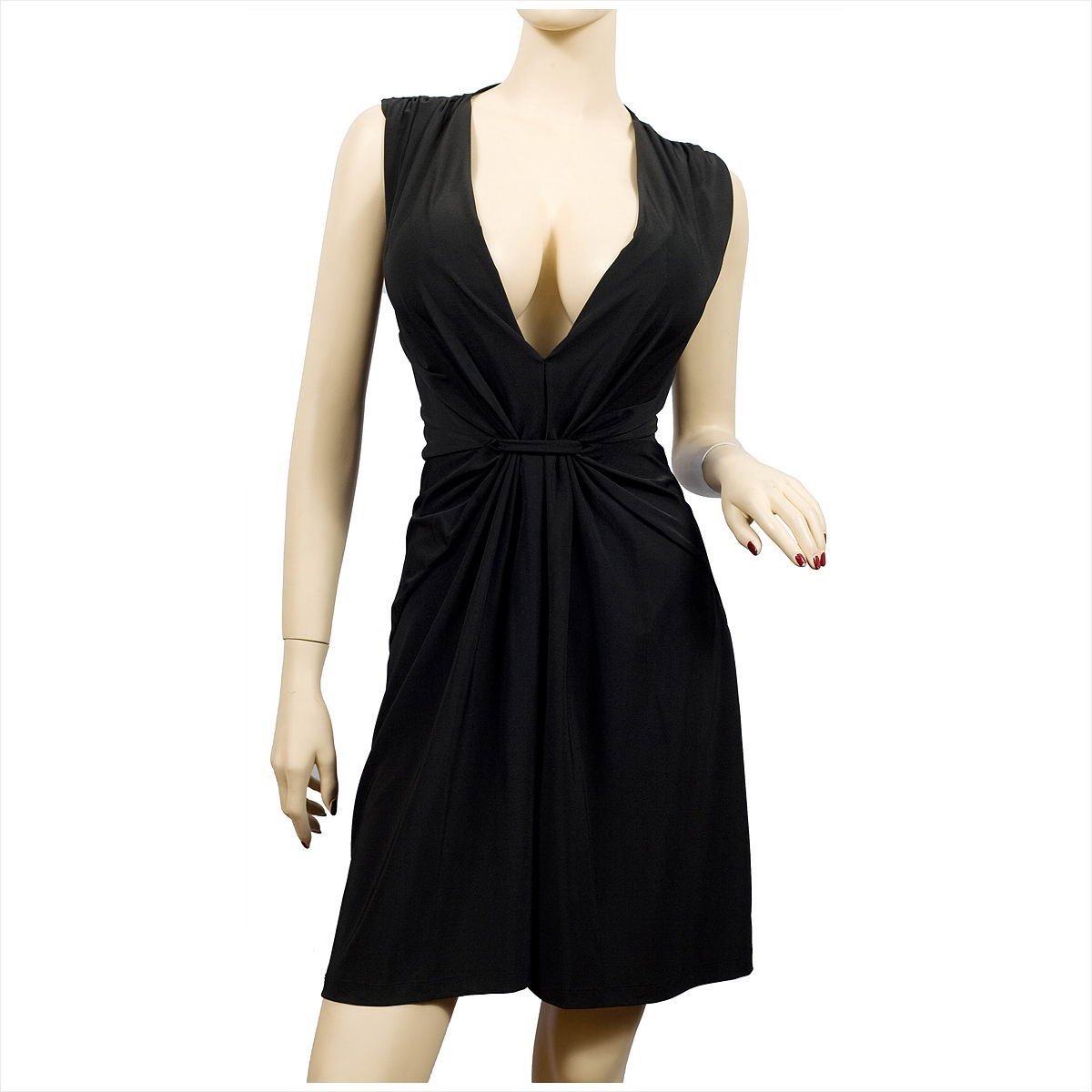 Games Console and Gadget Review: Sexy Mini Dress Plus Size Sexy Black Low Cut V-Neck