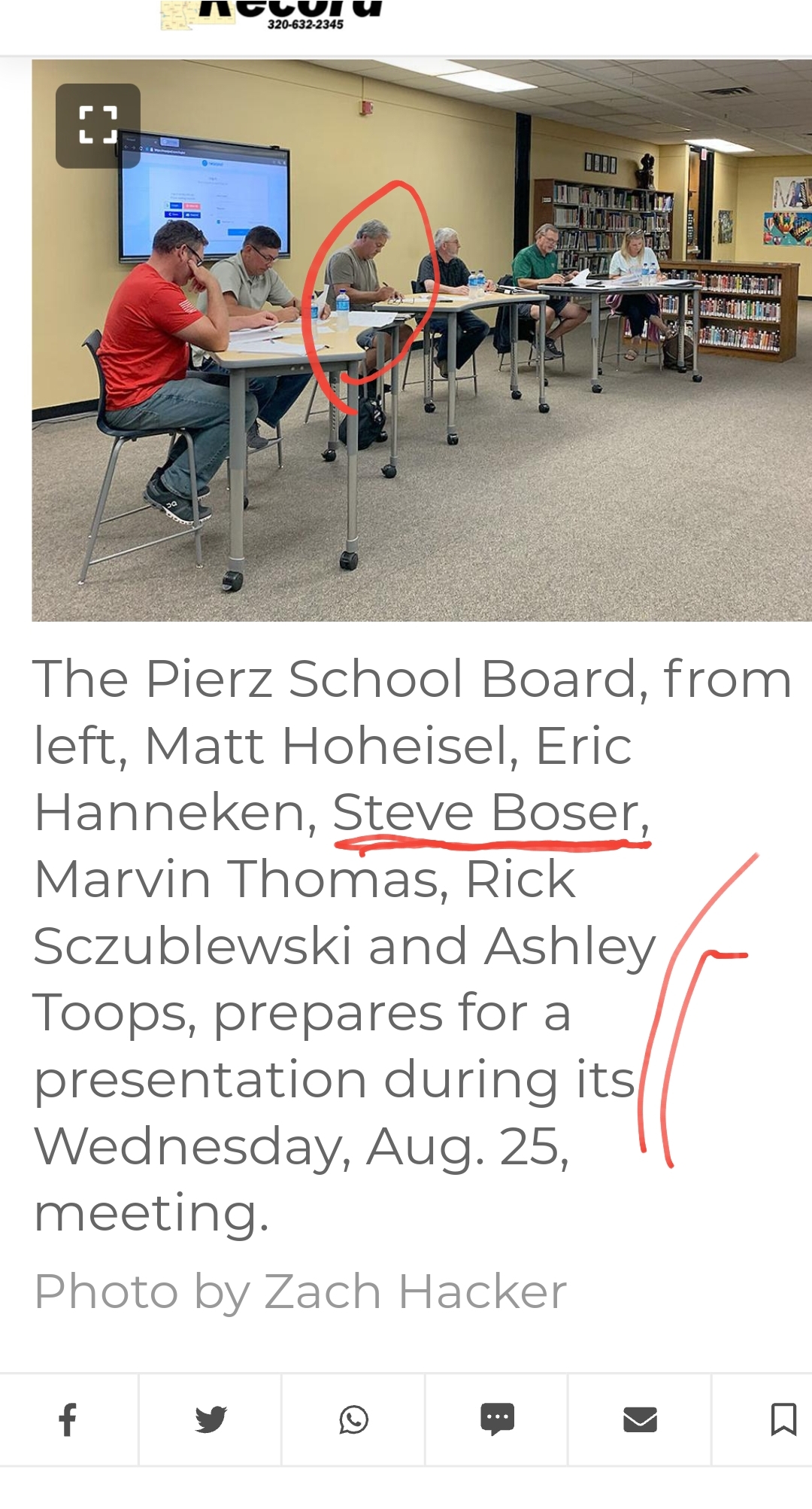 Robin Hensel Pierz School NUTS. Steve Boser