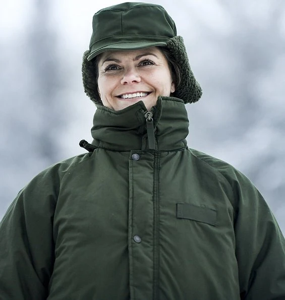 Crown Princess Victoria visited The Norrbotten Regiment in Arvidsjaur.