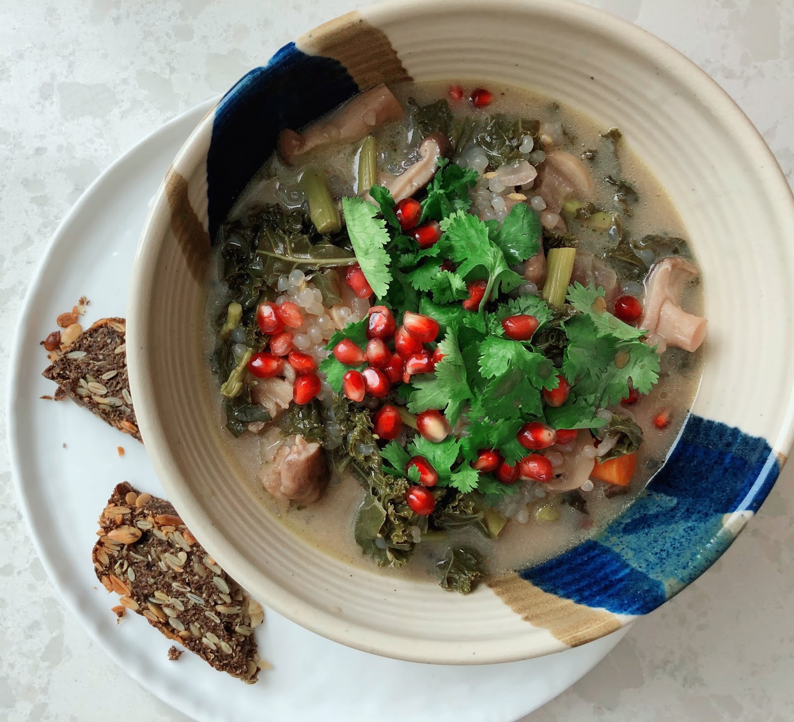 cozy konjac root rice & vegetable soup – Act One Art