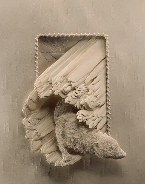 Amazing and Beautiful Paper Sculpture By Canadian Artist "Calvin Nicholls"