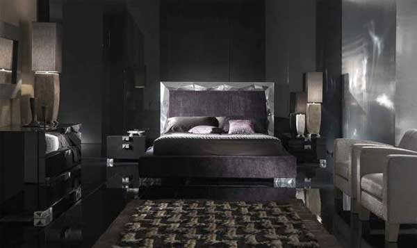 ROSE WOOD FURNITURE: modern black bedroom furniture