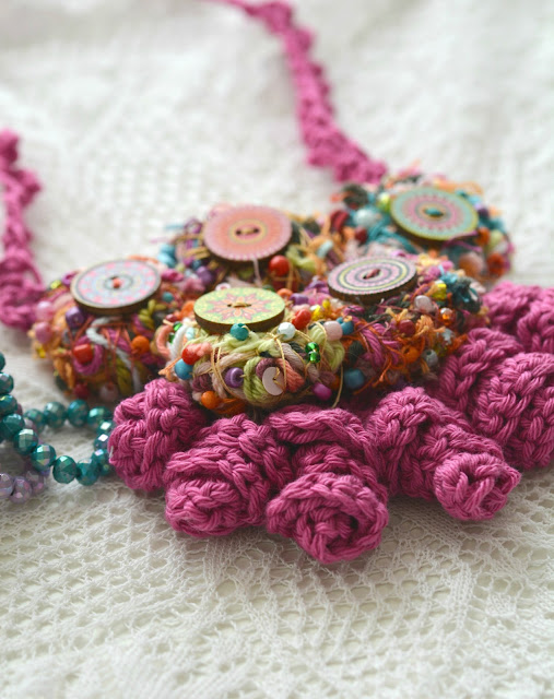 Make Yarn Tails into Art Beads