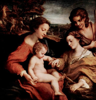 La Virgen, el Niño y santa Catalina de Alejandría