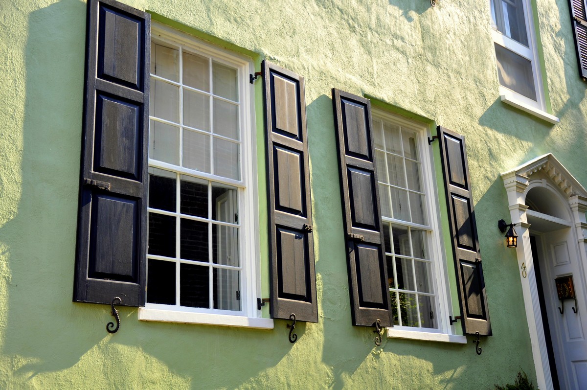 My View of Charleston and the Lowcountry More Black Shutters