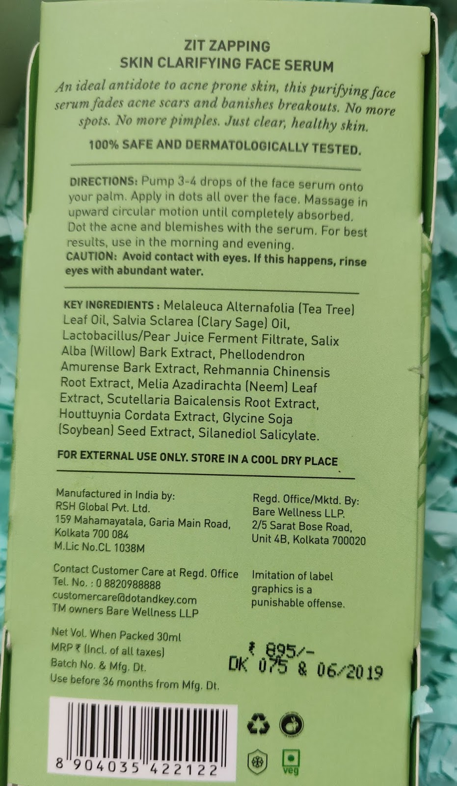 dot and key zit zapping serum