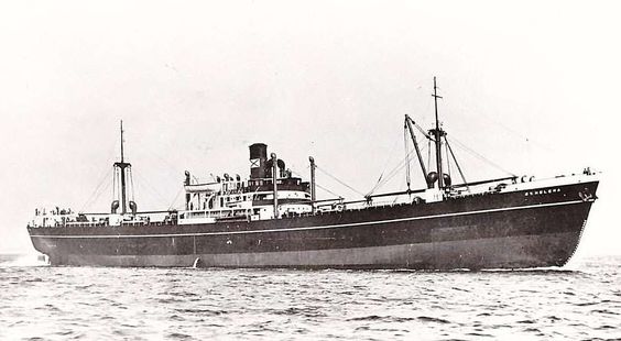 12 April 1941 worldwartwo.filminspector.com St. Helena freighter