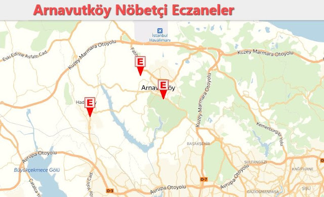 bugün arnavutköy en yakın nöbetçi eczane