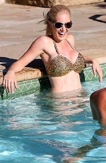 Heidi Montag Glittery Bikini Las Vegas