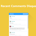 Cara Memasang Recent Comments Disqus Di Blog