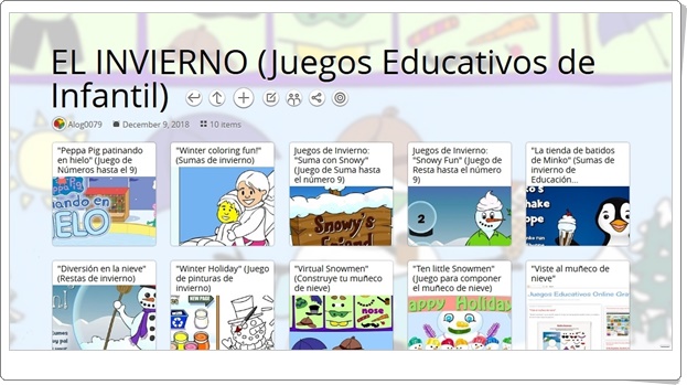 "10 juegos educativos de INVIERNO en Educación Infantil"