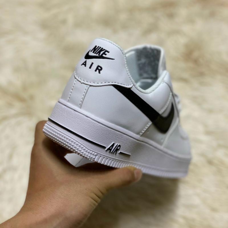 Giày thể thao sneaker nam nữ Af1 Trắng Logo Đen hàng cao cấp full box bill