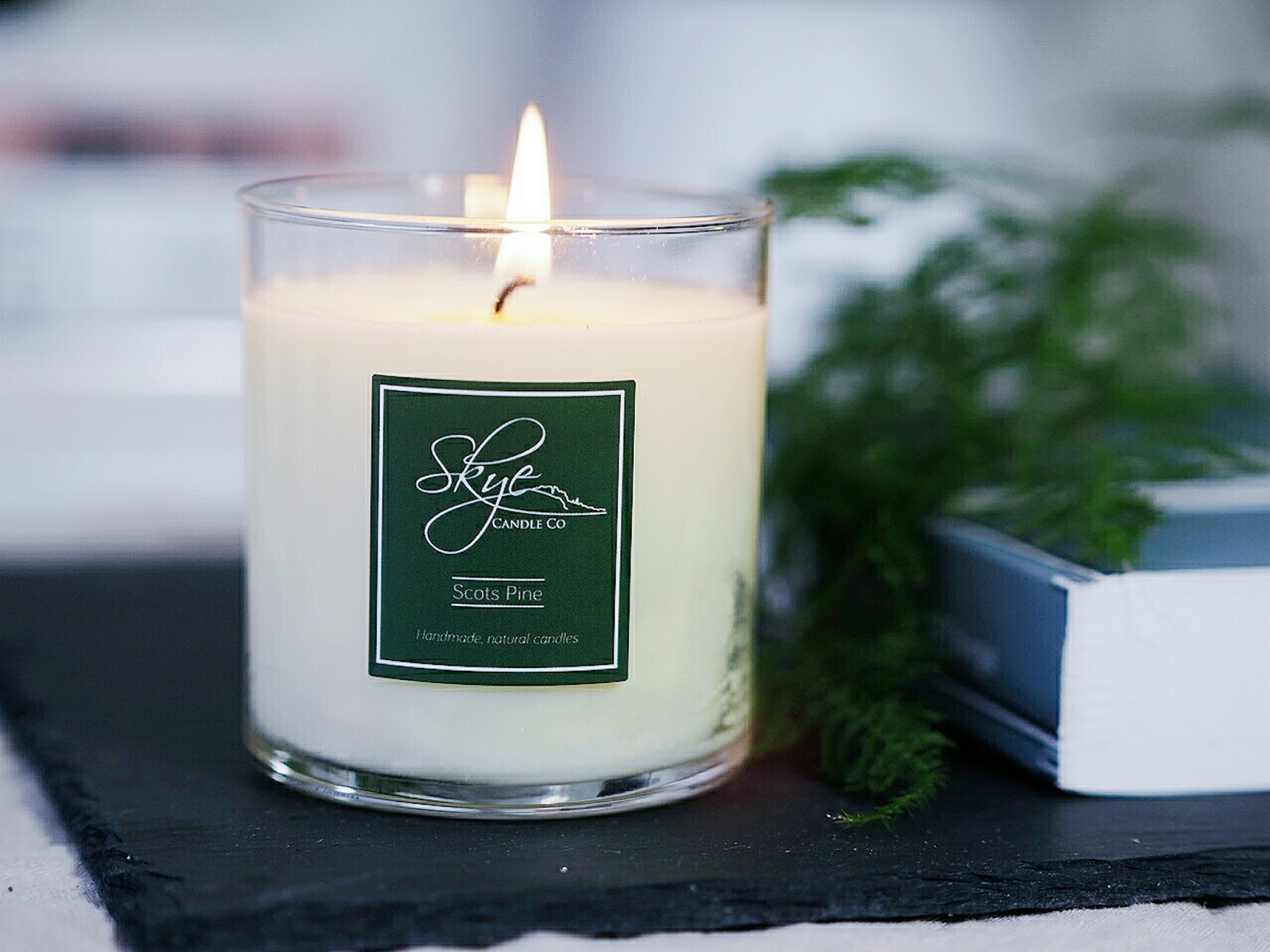 The Perfect Winter Candle from Skye Candle Co. A Y E .. L I N E D