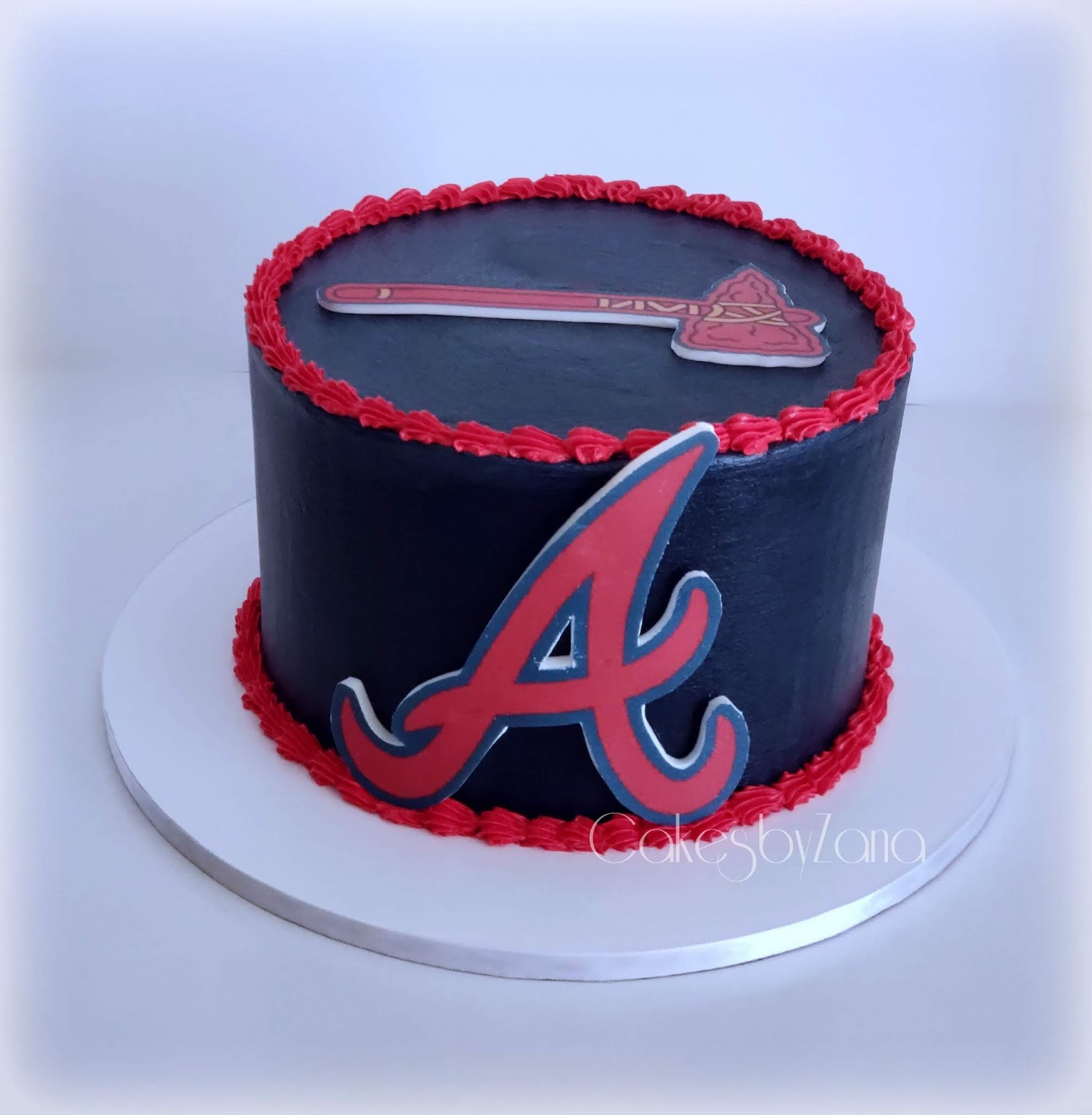 Cakes By Zana Atlanta Braves Cake