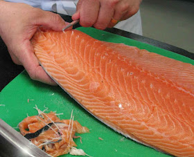 How to Remove the Salmon Pin Bones Fast and Easy
