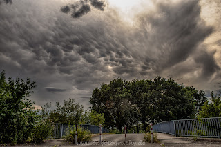 Wetterfotografie Gewitterfront Mammatuswolken Hamm Nikon