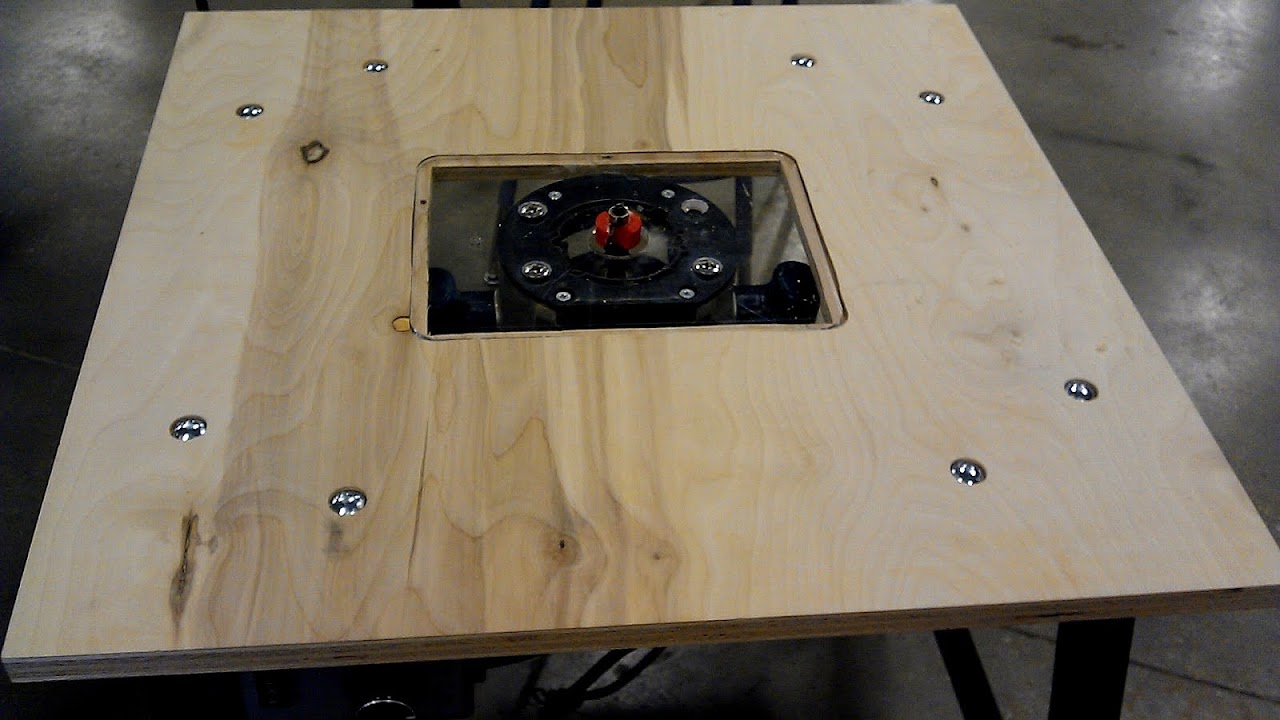 Router Table Plate Diy DIY Choices