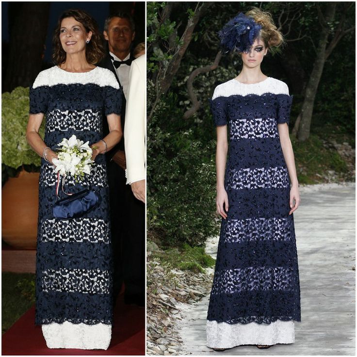 Princess Caroline in Chanel (Spring 2013 Couture)