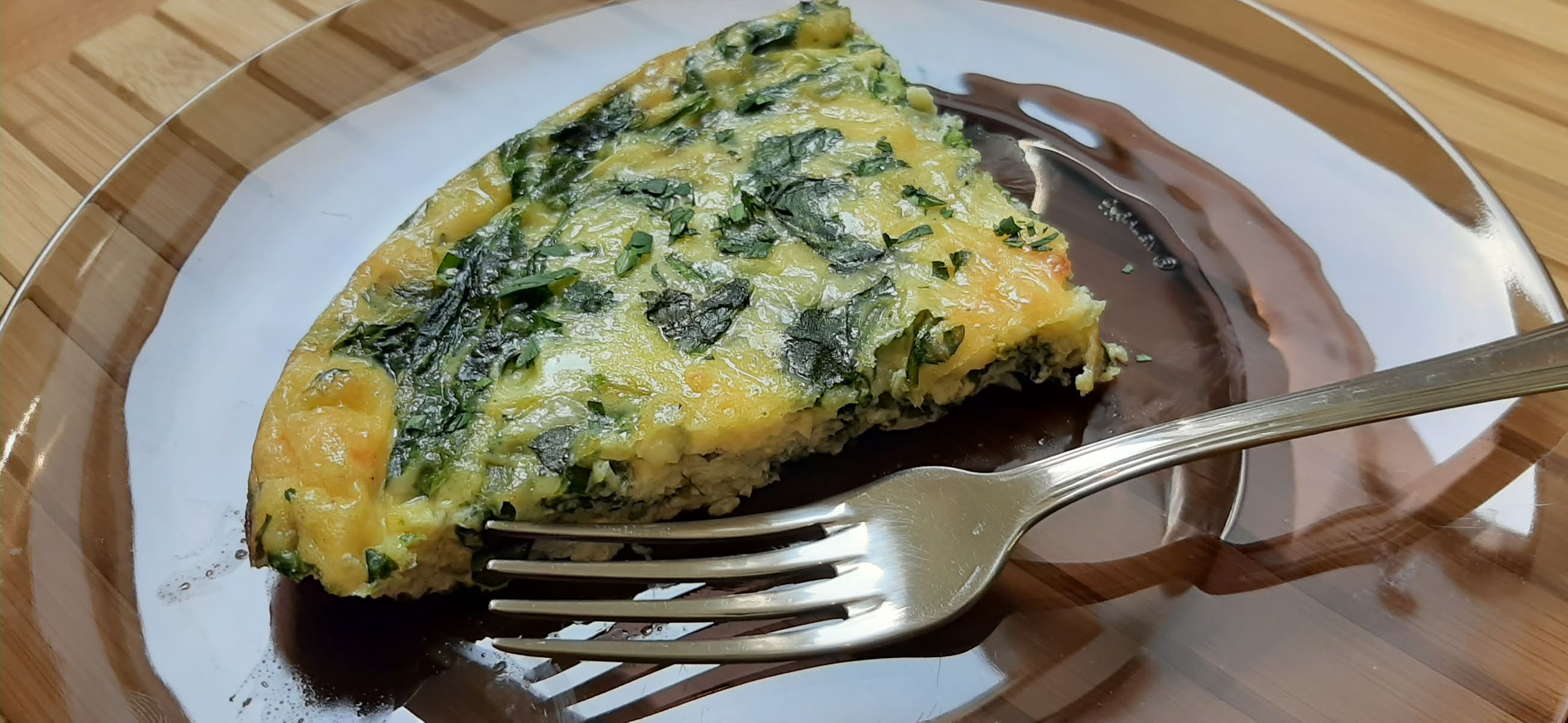 Cookingaround Crustless Spinach Quiche Low Calorie