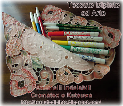 Pennarelli Kutsuwa e Cromatex adatti alla pittura su stoffa