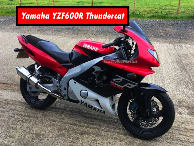 1997 Yamaha YZF600R Thundercat red black