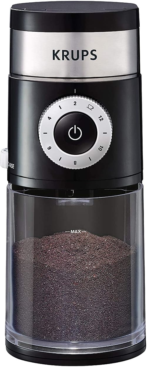 Review KRUPS GX550850 Precision Grinder Flat Burr Coffee