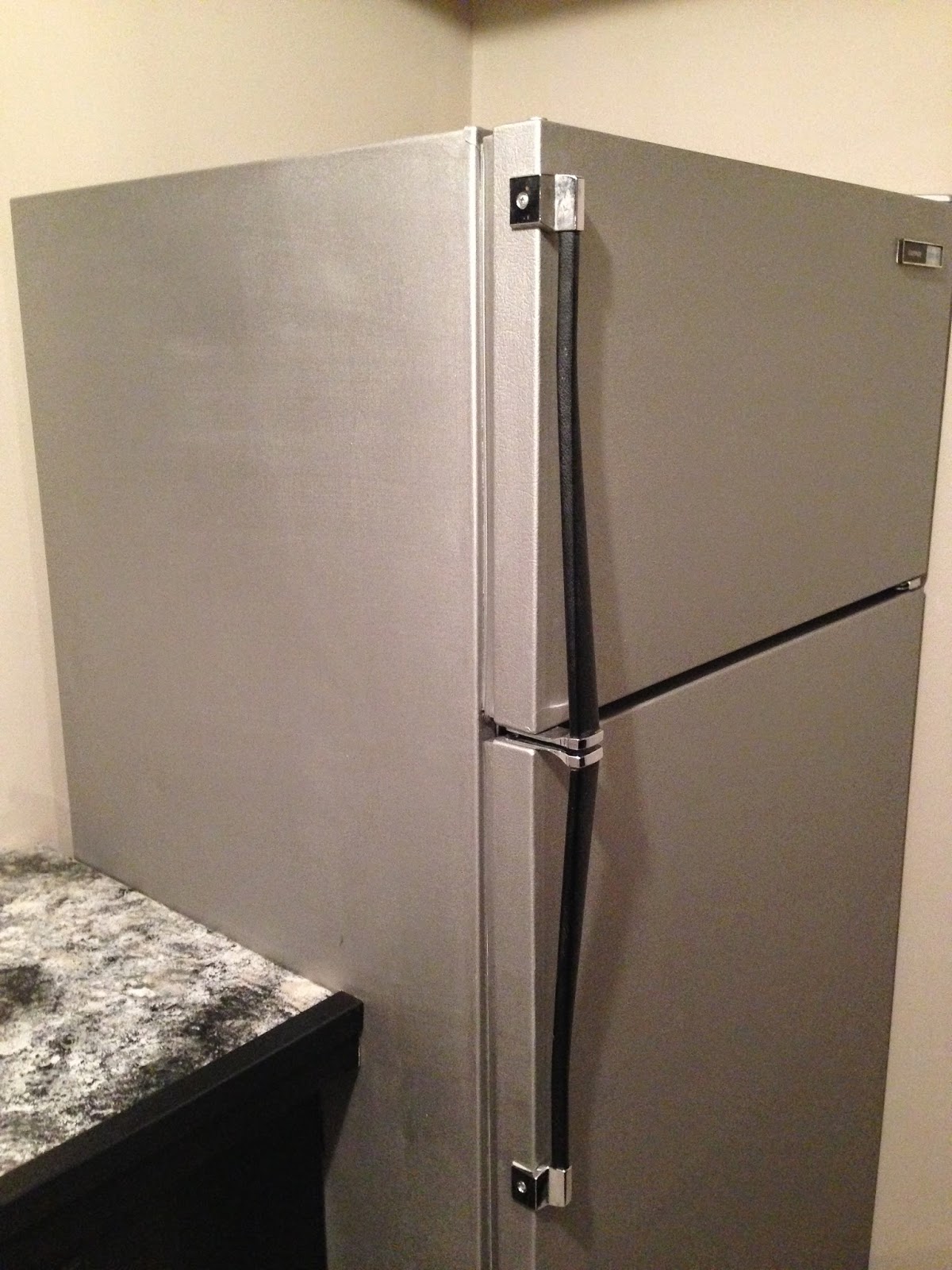 DIY Why Spend More Makeover your appliances with stainless steel paint