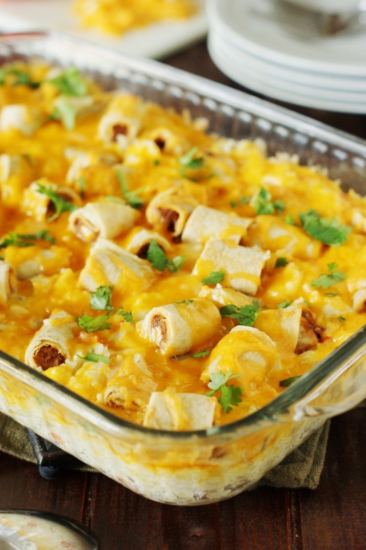 Cheesy Taquito Rice Bake The Kitchen is My Playground