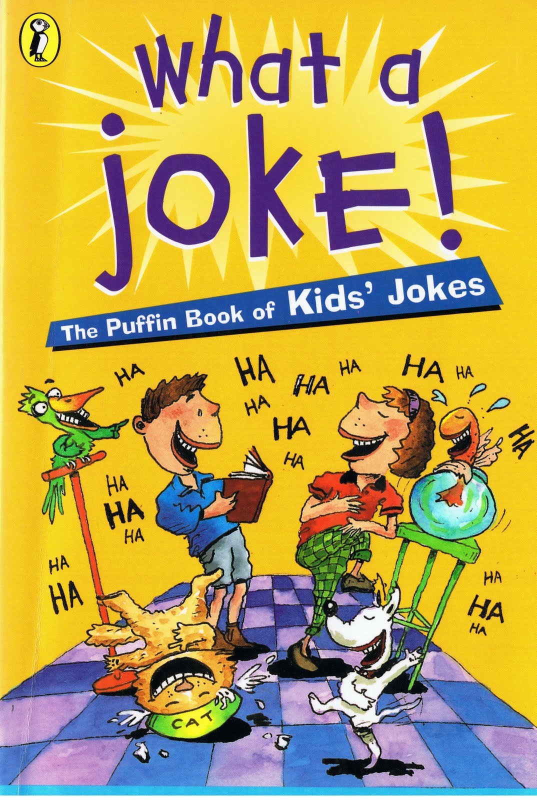 Little Library of Rescued Books What a Joke The Puffin Book of Kids' Jokes by Phillip Adams Little Library of Rescued Books What a Joke The Puffin Book of Kids' Jokes by Phillip Adams