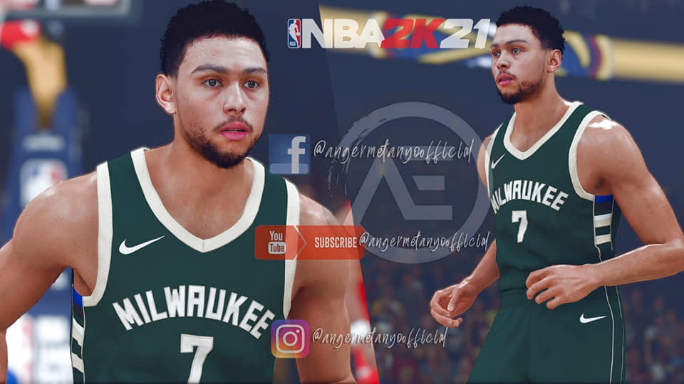NBA 2K21 Bryn Forbes Cyberface and Body Model by AEO