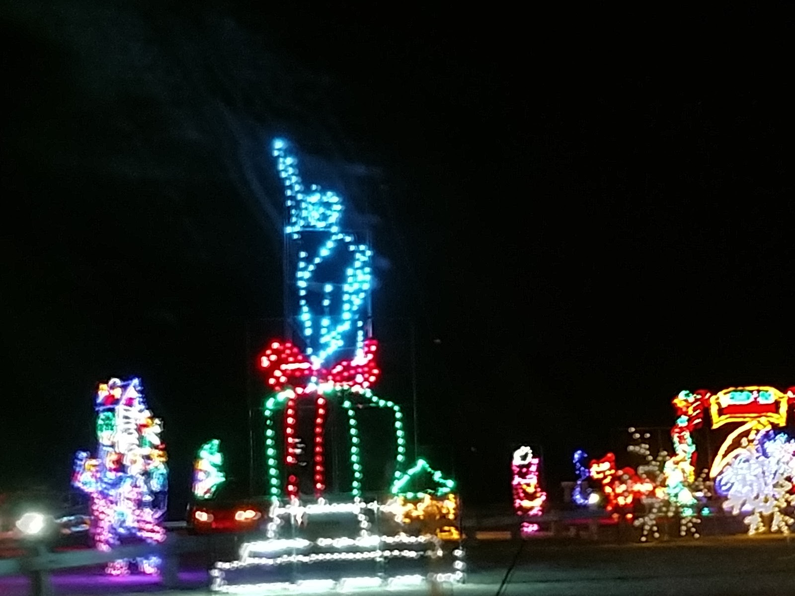 songbird's crazy world Jones Beach holiday light show