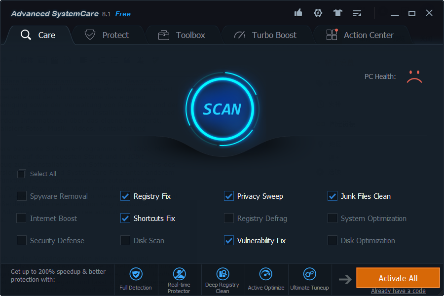 Advanced SystemCare optimiert und schützt Ihren PC: Advanced SystemCare ...