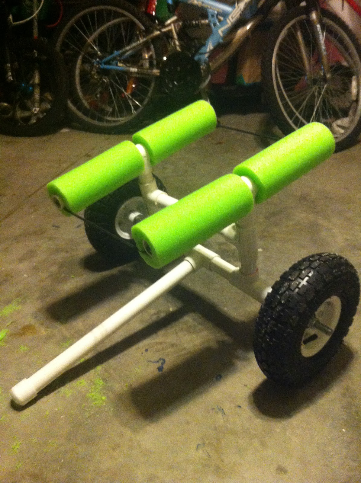 homemade kayak dolly