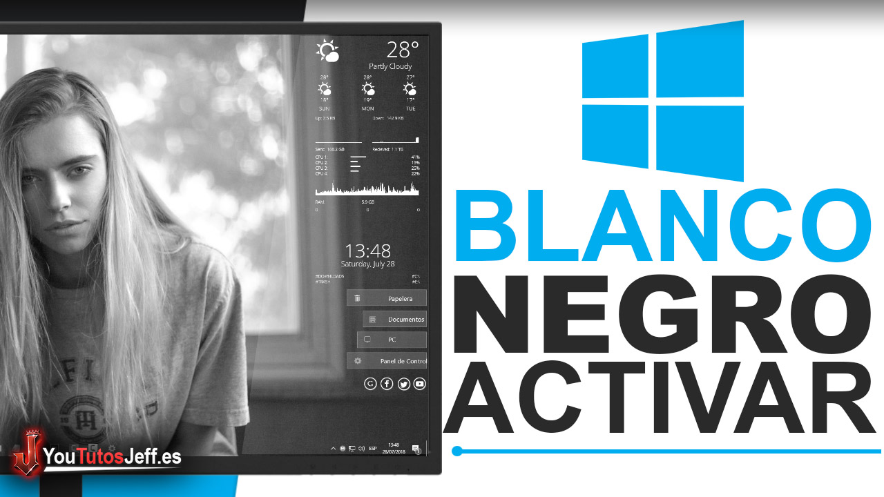 Como Poner Pantalla en Blanco y Negro con Windows 10 - Trucos Windows 10