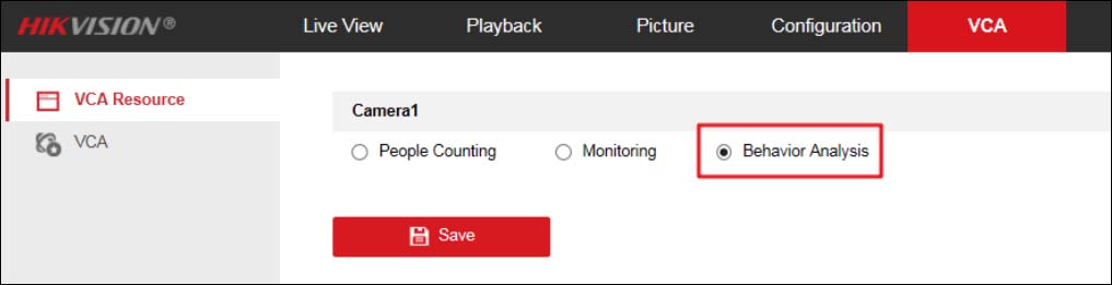 How to configure Hikvision Distance Exception function