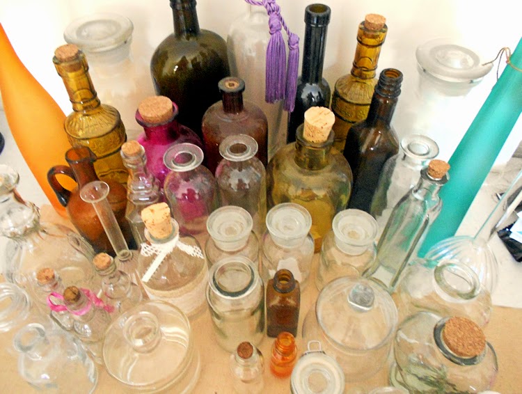 Laughngypsy Bottles, Bottles Everywhere!