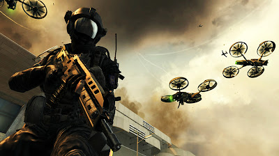Cod Black Ops 2 Soldier and Quadrotors HD Wallpaper