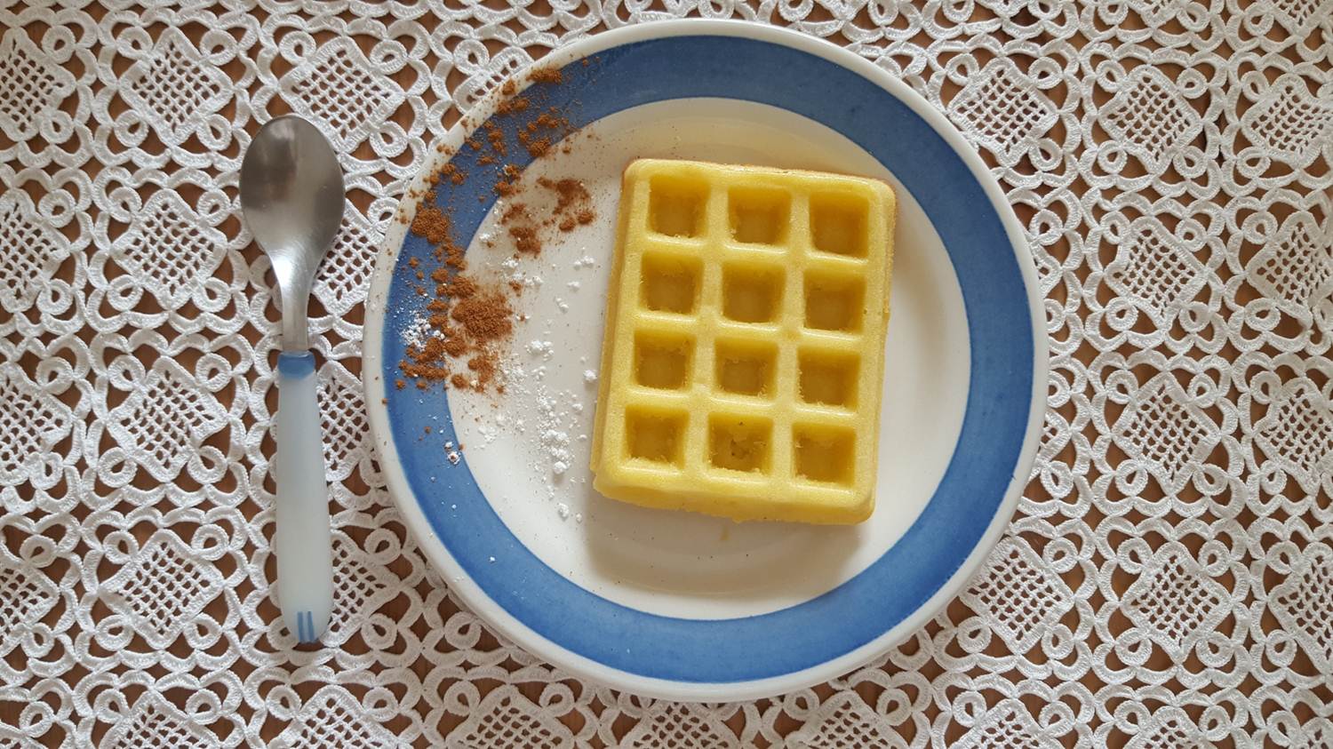 Oven baked cinnamon waffles recipe