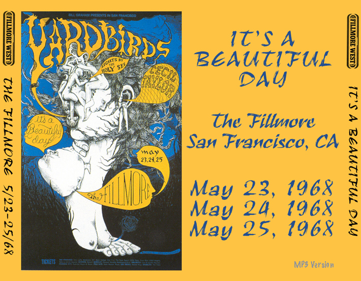 johnkatsmc5 It’s A Beautiful Day “Live At The Fillmore” 1968 US Psych Rock (bootleg)