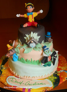 Tort Pinochio si prietenii/Pinochio cake