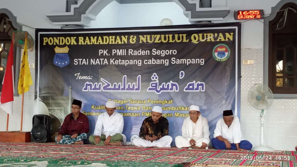 Peringati Nuzulul Qur'an, PMII Raden Segoro Gelar Pondok Ramadhan