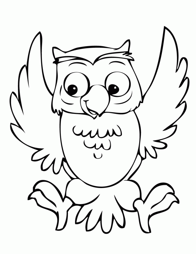 a owl coloring pages - photo #29