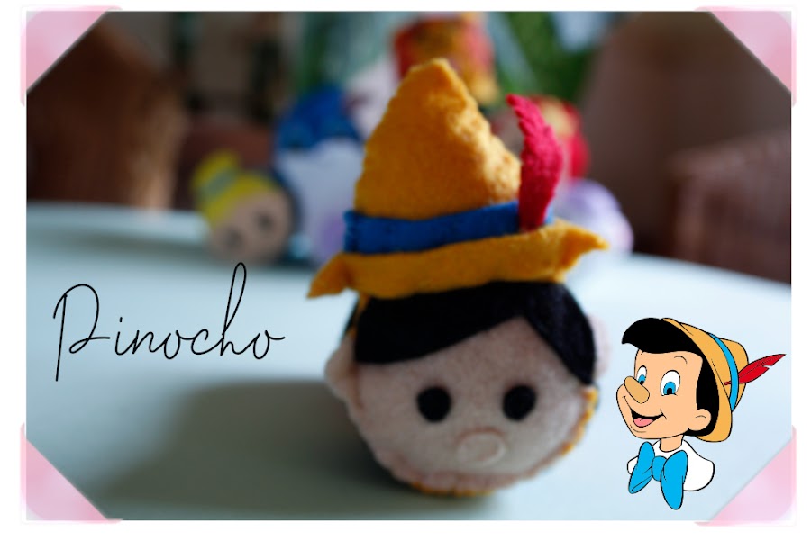 Tsum tsum Pinocho de fieltro