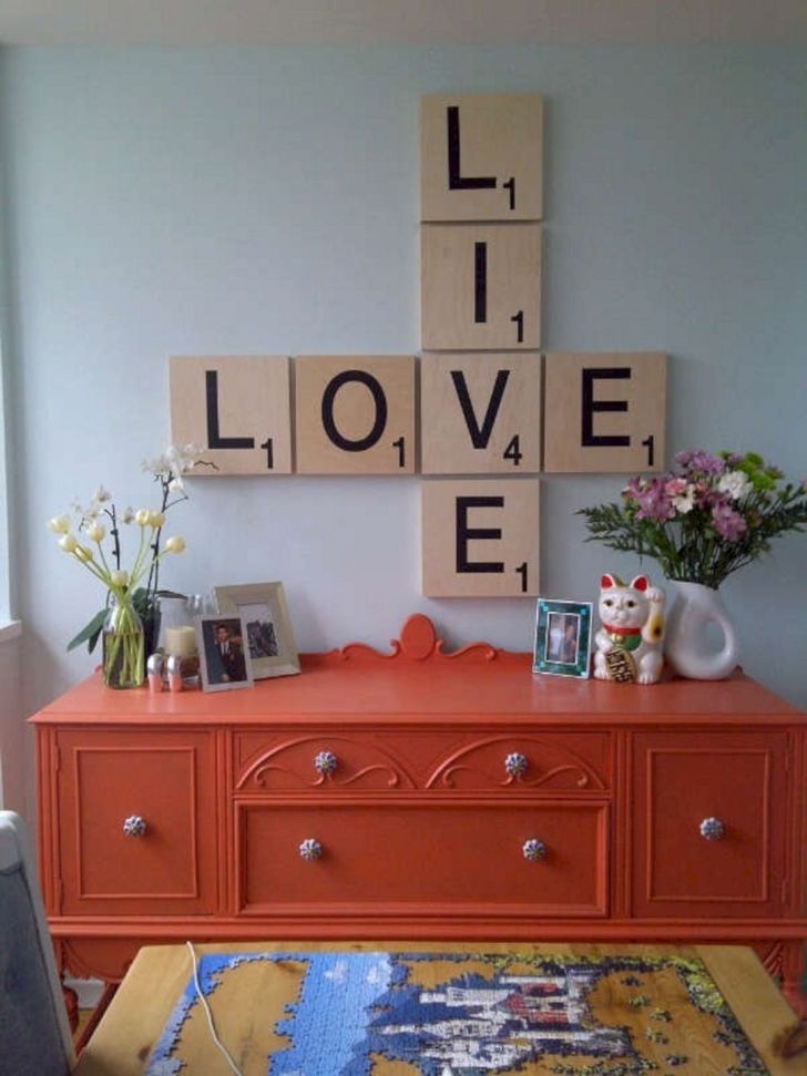 Top 10+ DIY Giant Wall Scrabble Ideas Best Home Decoration