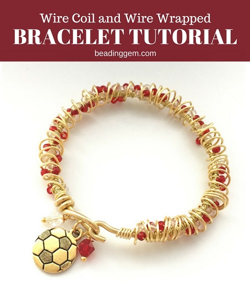 Chaos Wrap Cuff Bracelet Tutorial | Intermediate Wire Wrapping Project |  Elegant Swirls Jewelry - YouTube