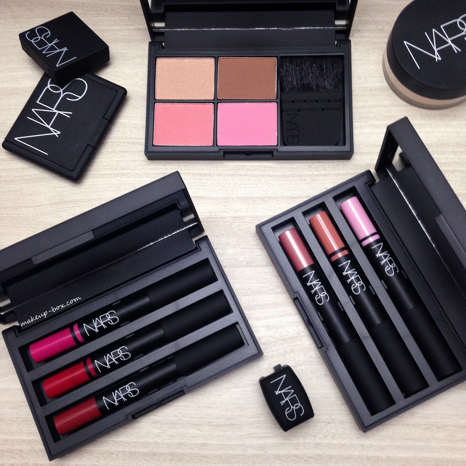 The Makeup Box: Blame On NARS Summer Gifting Kits: Swatches and Overview