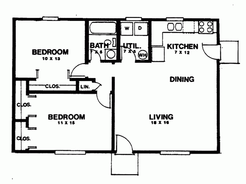 Bedroom House Plans | House Layout Ideas