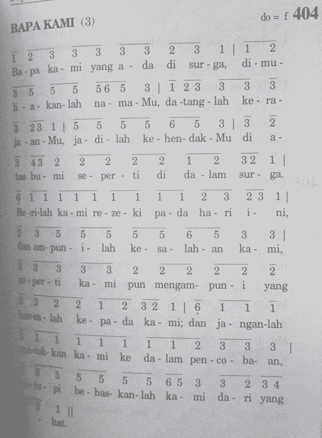 Puji Syukur Katolik Pdf Dengan