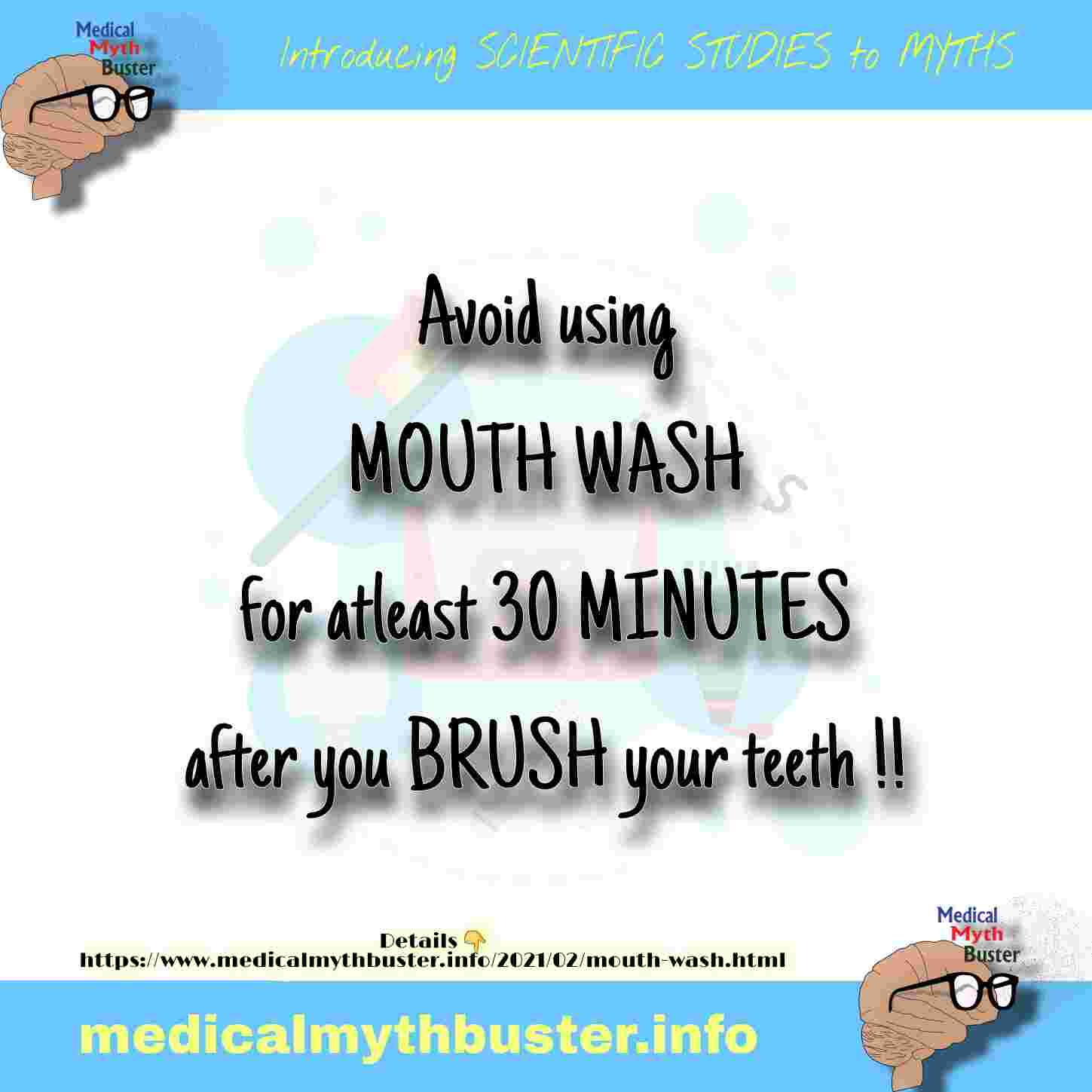 MOUTH WASH benefits, side effects. Best time to use mouth wash?