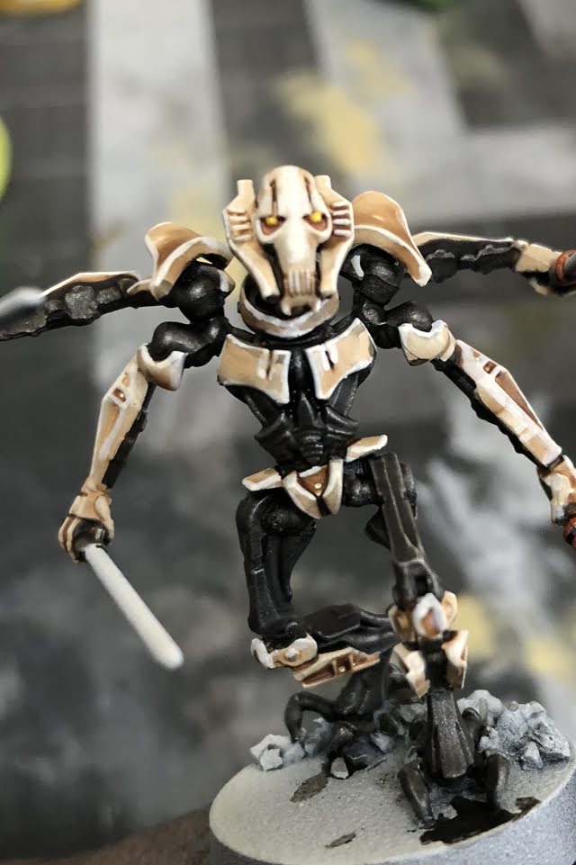 Painting Poorly Star Wars Legion General Grievous